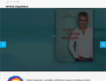 Tablet Screenshot of patricecoquereau.com
